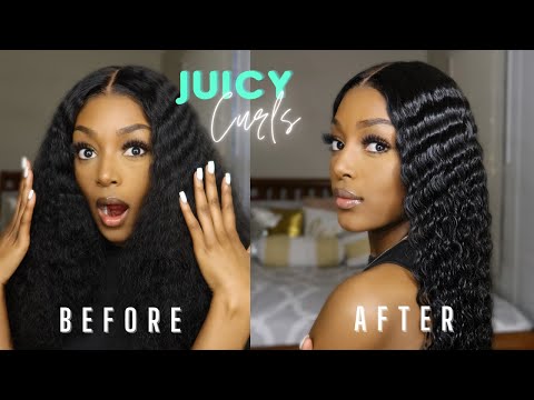 JUICY "Wet Look"💦 Curls that last ALL DAY ⏰
