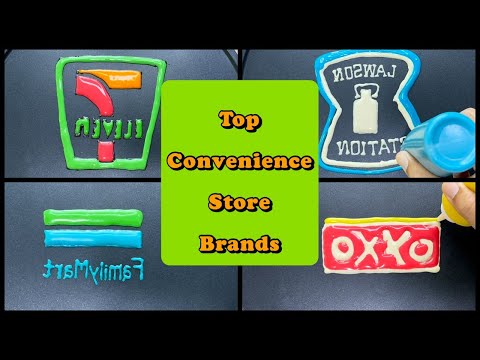 TOP CONVENIENCE STORE BRANDS PANCAKE ART - 7 Eleven, Family Mart, Lawson, OXXO I Rainbow Pancake Art