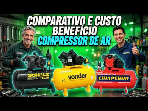 MELHOR COMPRESSOR DE AR DE 2026: QUAL VALE A PENA COMPRAR? CUSTO BENEFÍCIO E COMPARATIVO✅