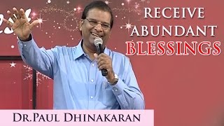 Receive Abundant Blessings (Tamil) - Dr Paul Dhina