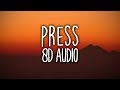 Cardi B - Press (8D Audio)🎧