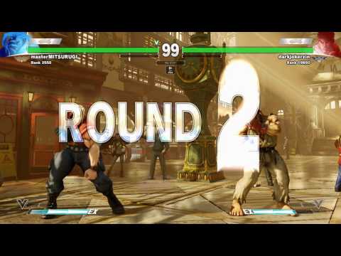 SFV~ Nash (masterMITSURUGI) vs. Ryu (darkjokerzin) HD
