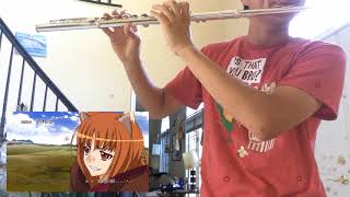 &quot;Tabi no Tochuu&quot; by Natsumi Kiyoura - Spice and Wolf Opening (flute) 🐺