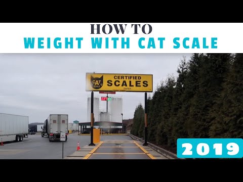 How to weight your truck and trailer on CAT Scales and what it means