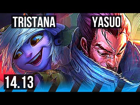 TRISTANA vs YASUO (MID) | Rank 5 Trist, 6/1/7, Rank 12 | EUW Challenger | 14.13