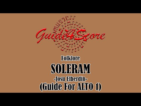 Soleram - Josu Elberdin (Guide For Alto 1)