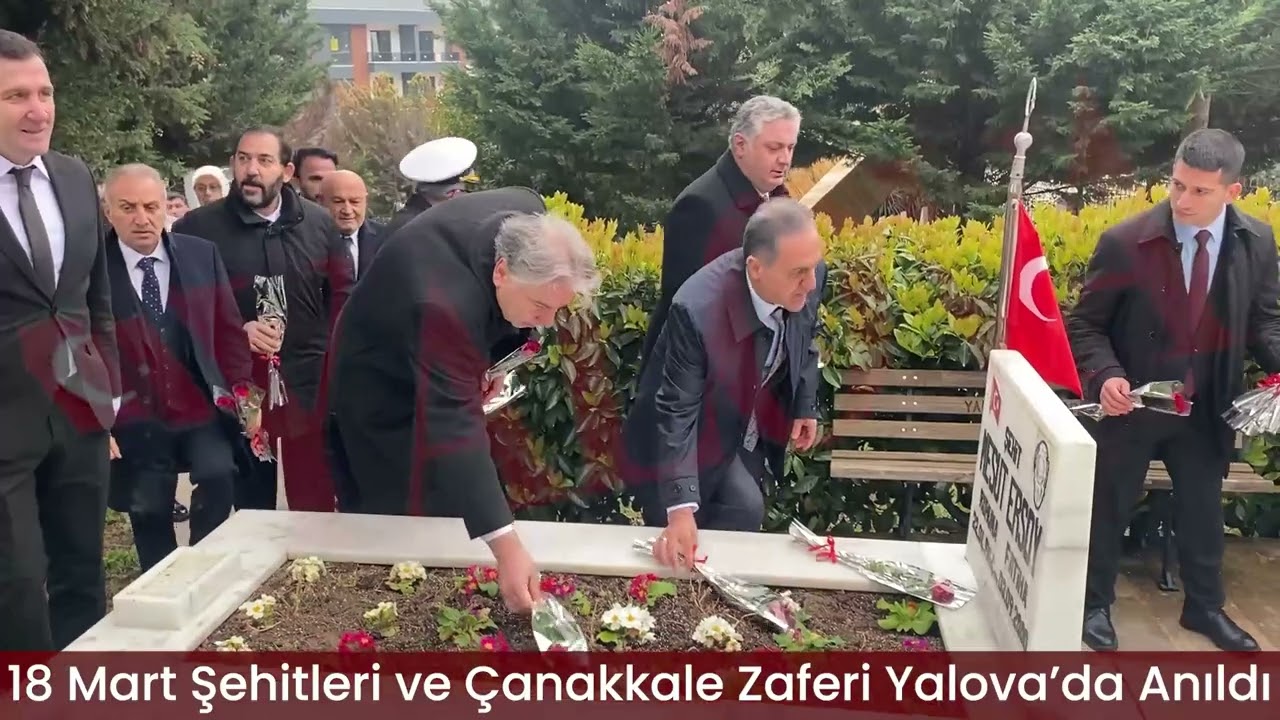 18 Mart Şehitleri ve Çanakkale Zaferi Yalova’da Anıldı