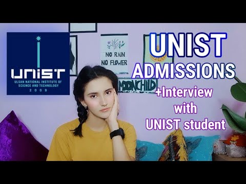 UNIST ADMISSIONS//Fully Funded // 유니스트