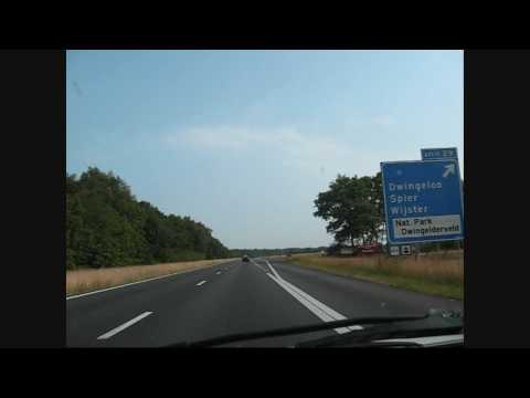 A28 Hoogeveen - Groningen, Netherlands [HD]