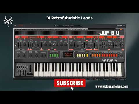 Arturia Jup-8 V4 Presets by Vicious Antelope - Jup Leader Retrofuturistic Synth Leads