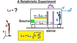 Physics - Special Relativity (19 of 43) A Relativistic Length Experiment