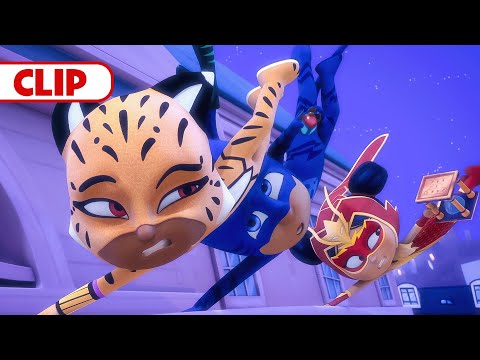 Pharaoh Boy Unleashes Cat Villain | PJ Masks Power Heroes |  @disneyjr