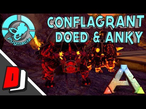 ARK Poopcano Evolved - CONFLAGRANT DOED & ANKY - Pooping Evolved Gameplay - E09