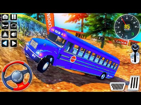 Police Bus Driving Simulator - Offroad Coach Transport Duty Uphill Driver - Android GamePlay