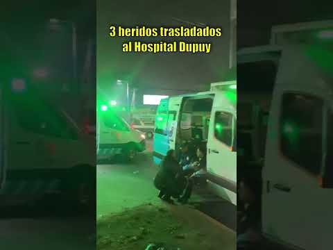 🚨 Choque en Garín: Ambulancia del SAME y camión distribuidor en Santiago del Estero e Yrigoyen
