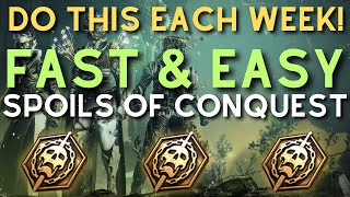 How ANYONE Can Farm 30 Spoils of Conquest EACH WEEK in a FEW MINUTES!