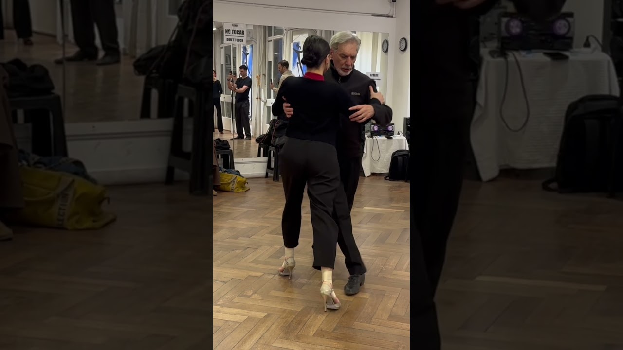 Orlando Scarpelli & Paula Franciotti: tango lesson. Buenos Aires. May 2026