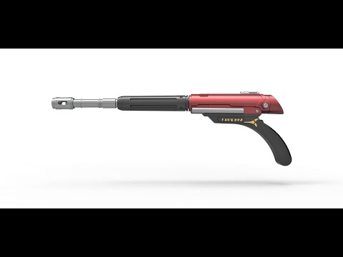 Deathsting Klingon disruptor 3D model view from Star Trek The Next Generation