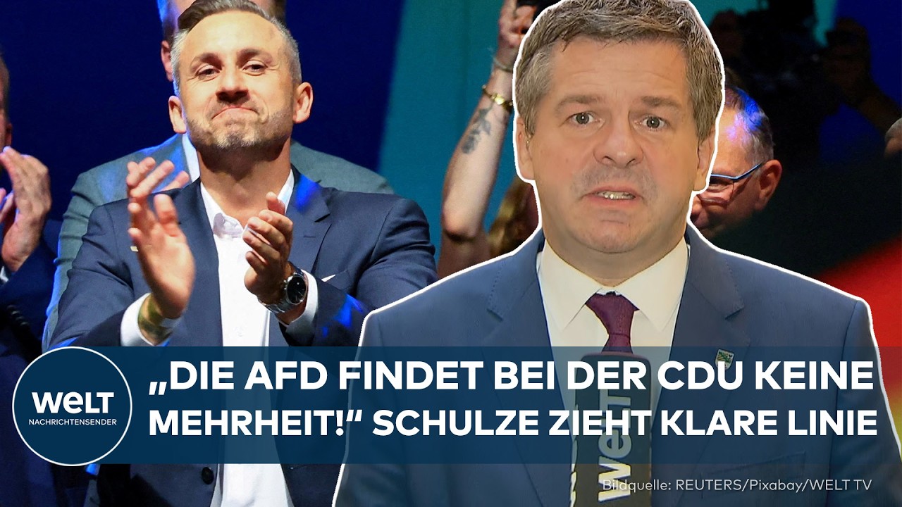 DEUTSCHLAND: „DIE AFD FINDET BEI DER CDU KEINE MEHRHEIT!“ Sven Schulze zieht klare Linie
