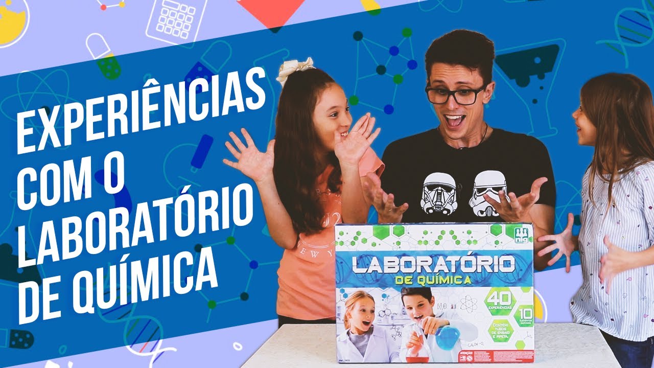 EXPERIÊNCIAS com o LABORATÓRIO DE QUÍMICA - Cientista Mirim | Canal do Gui