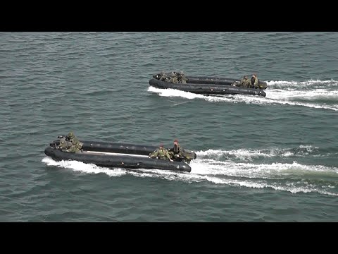 Brielse Meer spektakel - Demonstratie Defensie