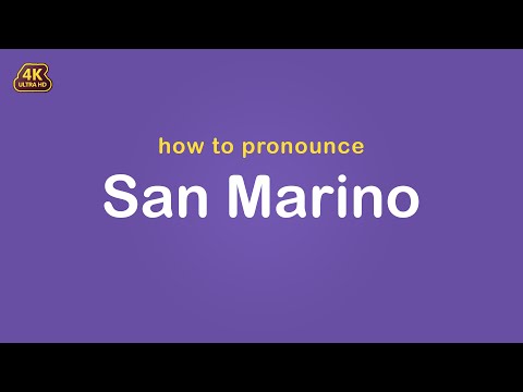 how to pronounce San Marino 【FIFA】
