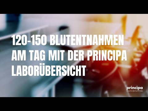 Onkologie: Wie Sie 120-150 Blutentnahmen am Tag mit der principa Laborübersicht managen