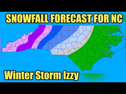 Winter Storm Izzy: How Much Snow will you see in NC?