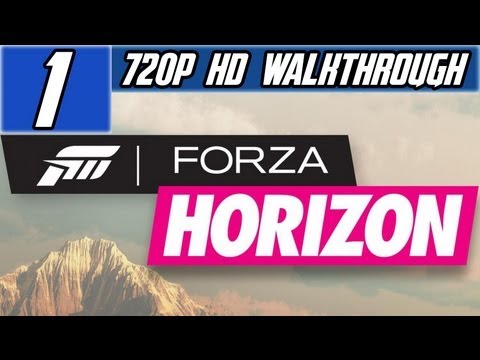 Forza Horizon Part 1 Walkthrough Gameplay Lets Play Xbox360