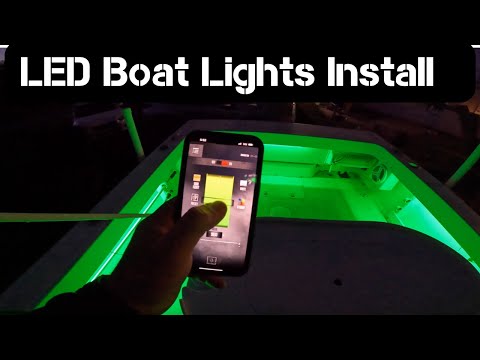 LED Boat Lights Installation (opt7 Aura)