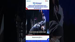 Download lagu Diduga Diteriaki Netizen Pelakor, Nissa Sabyan Menangis Saat Manggung mp3