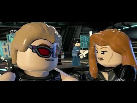 LEGO Marvel Super Heroes Chapter 6 | Black Widow Hawkeye Captain America Human Torch vs Red Skull