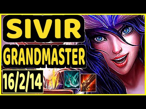 STEFAN (SIVIR) vs YASUO - PENTAKILL 16/2/14 KDA BOTTOM ADC GAMEPLAY - EUW Ranked GRANDMASTER