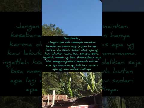 orang tak selamanya akan sabar. #youtube #shorts #sabar #takselamanya