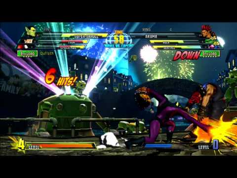 Duffath (Spidey/Tron/Skrull) VS VS Affro (Hulk/Akuma/Sentinel)