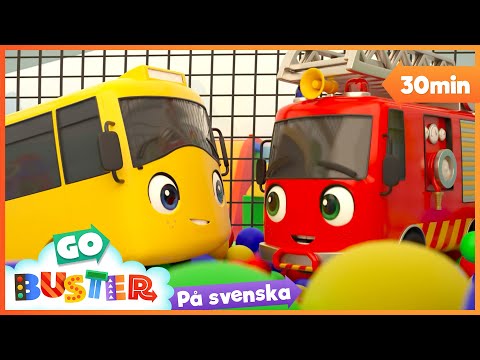 🚍Äventyr på leklandet | Go Buster Svenska - tecknade filmer för barn🚍