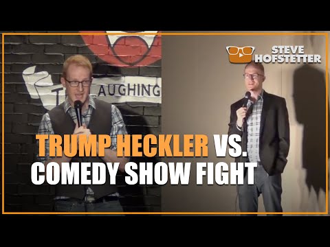 Trump Heckler (#17) vs. Comedy Show Fight (#16)