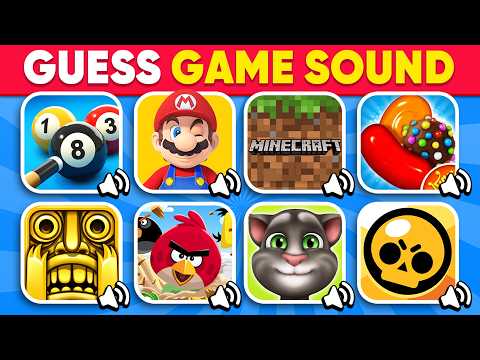 Guess the Game by the Song 🎶🤔🔊 Fnaf, Minecraft, Brawl Stars, Roblox, Mario Bros