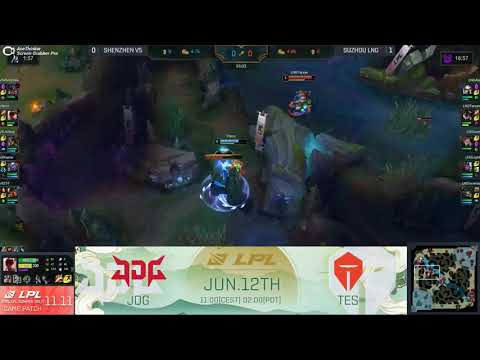 LNG Tarzan smart invade and first blood on V5 Pzx - LPL Week 1 Day 3