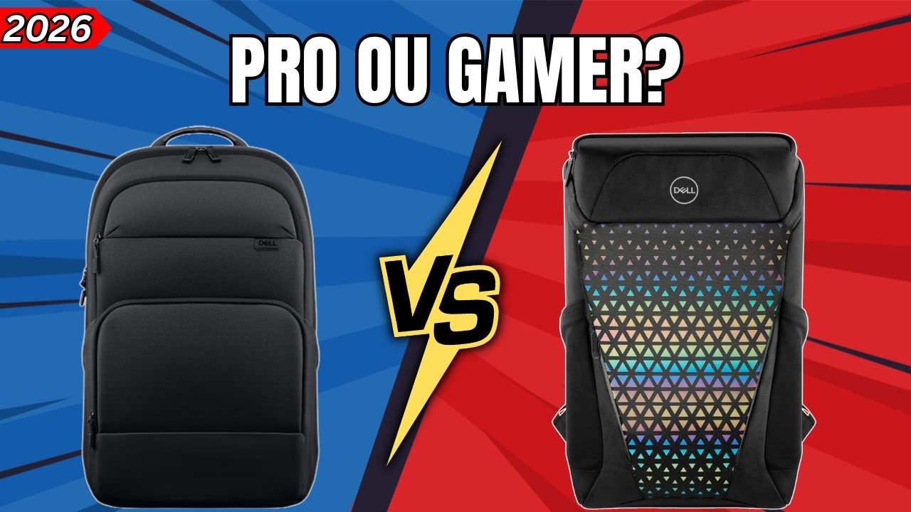 Dell Pro CP5626 vs Dell Gaming 140T | Qual MOCHILA DELL COMPRAR Em 2026?