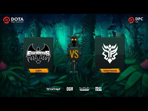 EGOBOYS vs Thunder Predator, Dota Pro Circuit 2021: S1 - SA, bo3, game 1 [Lex & 4ce]