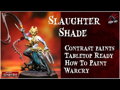 PAINT KHAINITE SHADOWSTALKERS CONTRAST PAINTS - SLAUGHTERSHADE - Beginner Step by Step Battle Ready