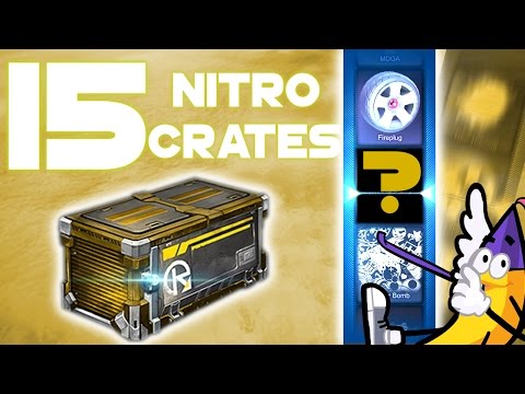 Opening 15 New Nitro Crates (ft. A Girlfriend) | Rocket League Crate Opening