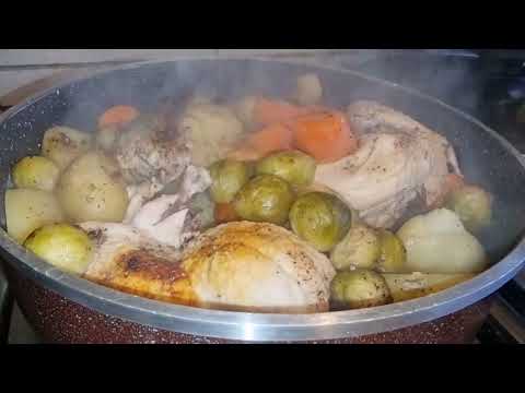 Moroccan Steamed Chicken and Vegetable