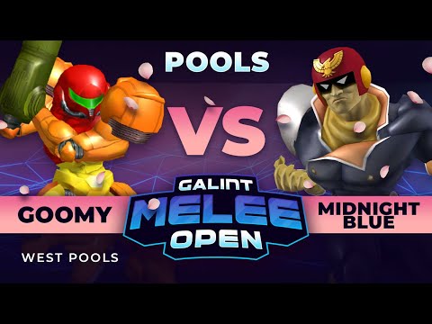 Galint Melee Open: Spring Edition - Goomy (Samus) vs Midnight Blue (Captain Falcon) - WC Pools