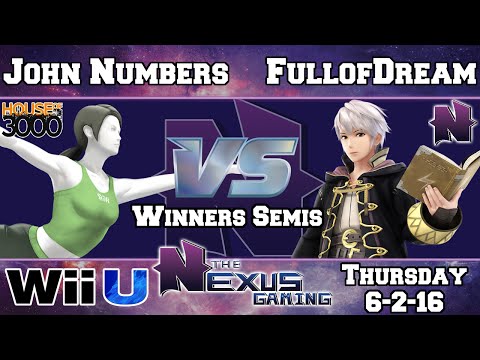 Ho3K| John Numbers (WiiFit) vs Nexus| Fullofdream (Robin) - Winners Semis 6-2-16