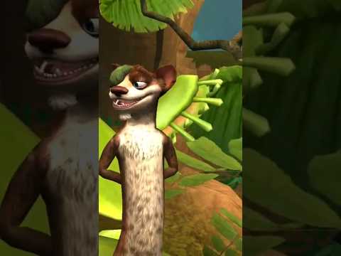 Buck vs The Giant Plant | Road to 1k subscribers🙂 #iceage #funny #subscribe #shorts