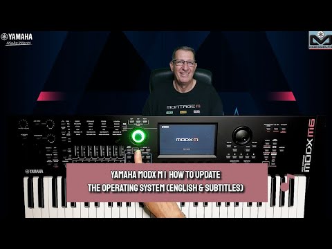 Yamaha MODX M | How to Update the Operating System (English & Subtitles)