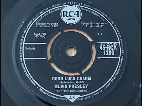 Elvis Presley 'Good Luck Charm'   1962 45rpm