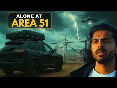 Driving alone to AREA 51: America's Secret Alien Base (Hidden On Google Maps)